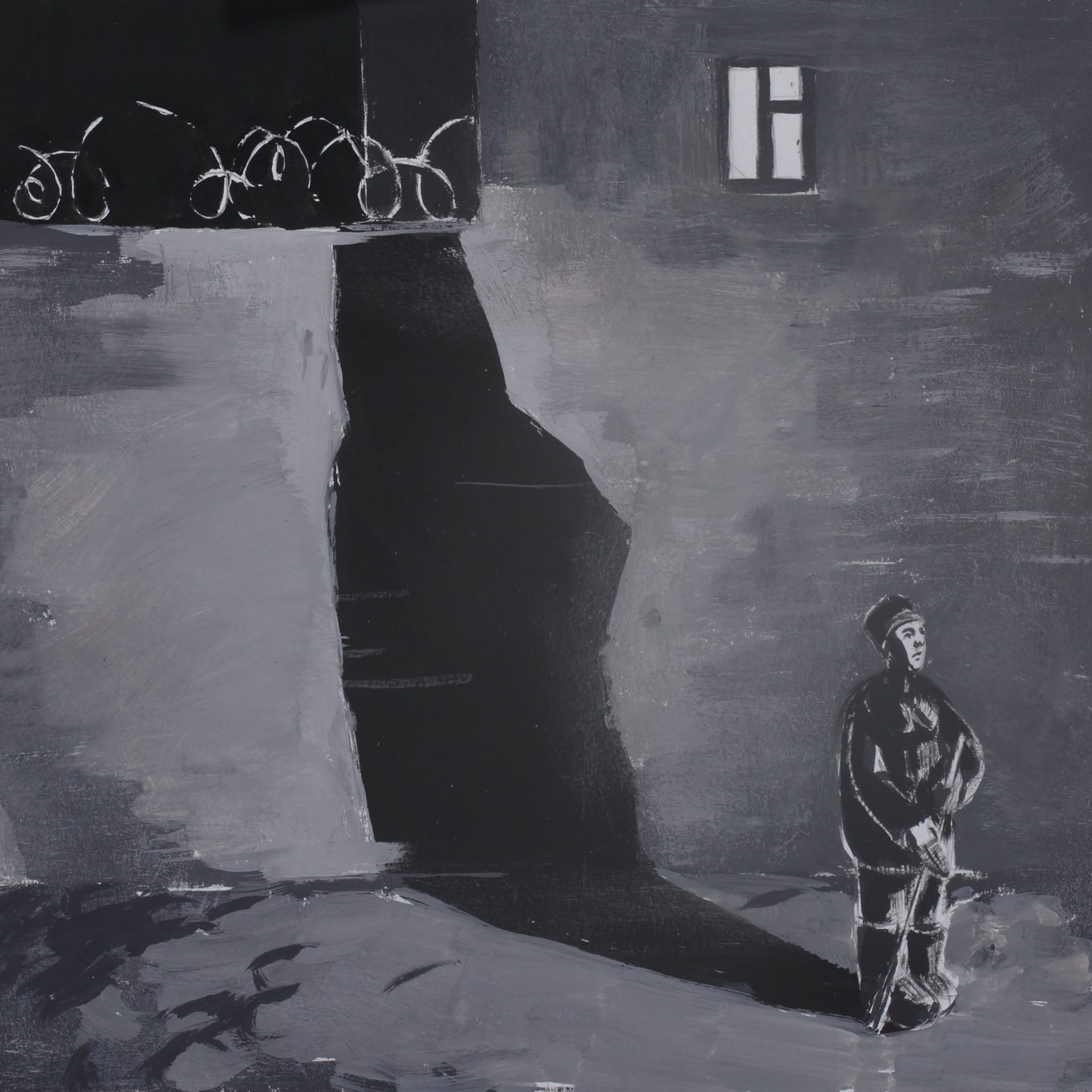 Ночной обход, Солдатова Дарья, 3 курс, 2018 (бумага, гуашь)_1