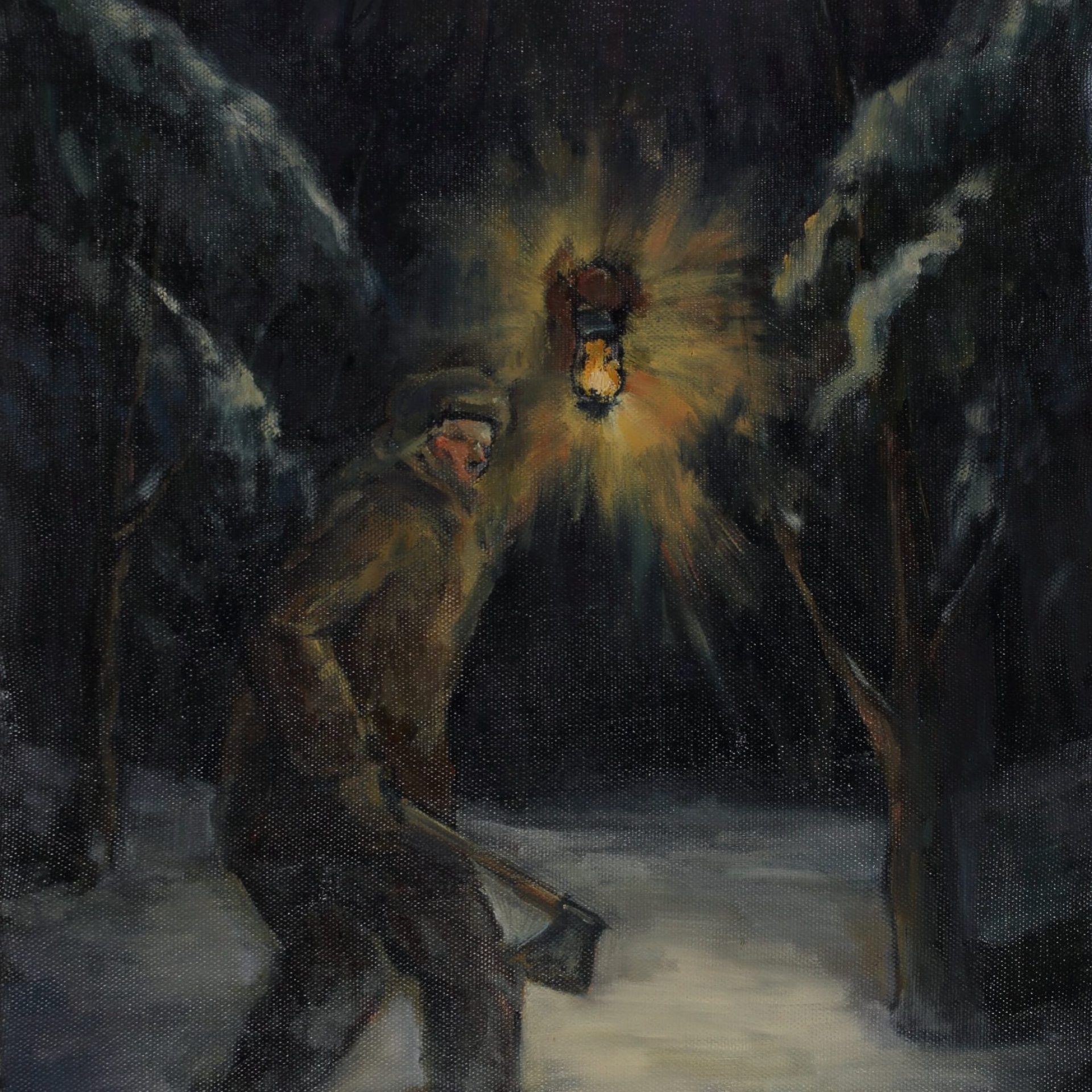 Переломаны буреломами. Герасимова Елена. Холст, масло. 2022_1